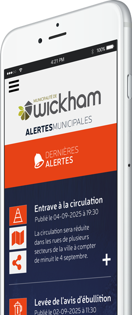 Alertes - Municipalité de Wickham